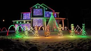 Trista Lights 2016 Christmas Light Show  Featured on ABCs The Great Christmas Light Fight [upl. by Hallimaj]