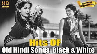 Old Hindi Songs Black amp White  Ultimate Bollywood Hit Songs Jukebox [upl. by Egbert615]