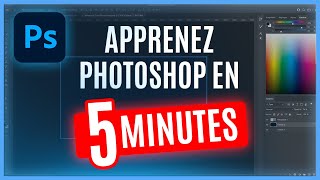 Apprendre Photoshop en 5 MINUTES  Tutoriel débutant [upl. by Bobbette367]