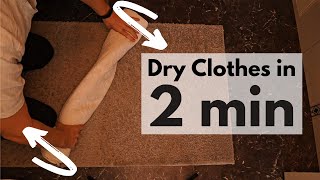 How to Dry Clothes FAST Quick Method That Actually Works [upl. by Conyers]