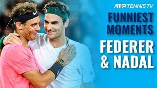 Roger Federer amp Rafael Nadal Funniest Moments in Iconic Tennis Rivalry [upl. by Lianna675]