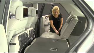 Rear Seat Folding  MercedesBenz USA MClass [upl. by Ahsenal769]