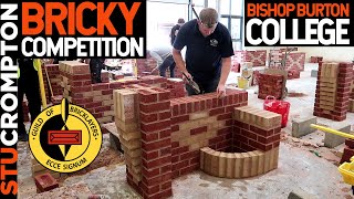 Bricklaying Competition at Bishop Burton College Guild of bricklayers Regional [upl. by Wiener121]