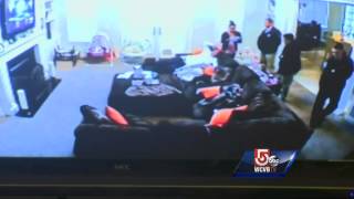 Video shows search of Aaron Hernandez home [upl. by Ruelu]