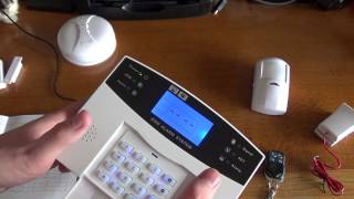 GSM Burglar Alarm Unboxing and Basic Setup [upl. by Doowrehs]