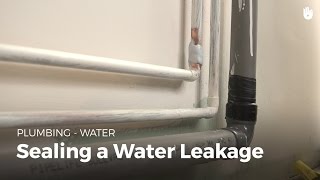 How to Seal a Leaking Pipe  DIY Projects [upl. by Ttcos485]