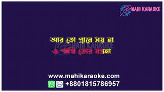 O Pakhi Tor Jontrona  ও পাখি তোর যন্ত্রনা  Sabina Yasmin  Mahi Karaoke  DEMO [upl. by Ardnnek901]