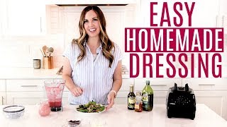 EASY Homemade Raspberry Balsamic Vinaigrette Salad Dressing [upl. by Latrice]