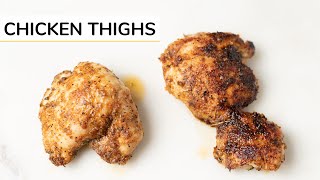 BEST BAKED CHICKEN THIGHS  easy recipe [upl. by Ayaros]