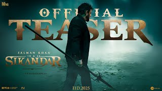 Sikandar  Teaser  Salman Khan  Kajal Aggarwal  Rashmika  Suniel  AR Murugadoss FanMade [upl. by Wainwright261]