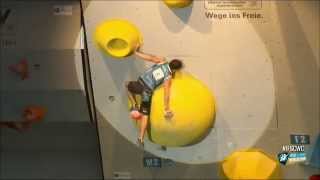 IFSC Boulder World Cup 2014  Hard Boulder Moves 1 [upl. by Anaoy62]