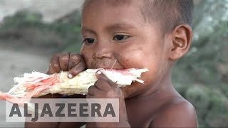 Venezuelans face severe food shortage [upl. by Serrell]