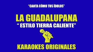 LA GUADALUPANA  Karaoke 2020 [upl. by Paolo873]