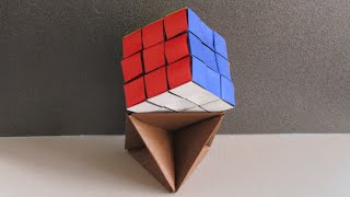 【前編・折り紙】ルービックキューブ【origami】Rubiks CubeImmovable no glue [upl. by Erika]