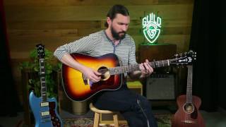 Guild USA D40 Traditional Acoustic Guitar Demo [upl. by Alokin705]