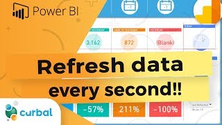 Refresh Power BI every second or minute [upl. by Jarlathus]