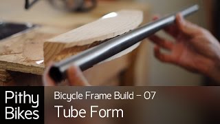 Bicycle Frame Build 07  Tube Bending Form [upl. by Sievert]