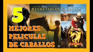 LAS MEJORES 5 PELÍCULAS DE CABALLOS [upl. by Stratton]