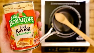 How To Cook Chef Boyardee Ravioli [upl. by Pontus]