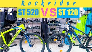 Decathlons Rockrider ST 520 Vs ST 120  Which one is a better MTB under ₹ 30000  ST120 ST520 [upl. by Pitts]