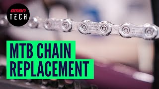 How To Replace A Mountain Bike Chain  Change Your Chain Like A Pro [upl. by Egidio]