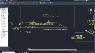 AutoCAD Civil 3D  Subassembly for Basic Rail Track [upl. by Pompei]