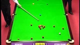 2004 World Snooker Championship SF Ronnie OSullivan vs Stephen Hendry Session 2 BBC [upl. by Bohlen187]