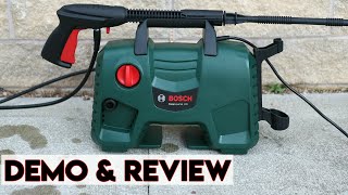 Bosch EasyAquatak 120 High Pressure Washer Review amp Demonstration [upl. by Adile113]