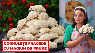 CORNULETE FRAGEDE CU MAGIUN DE PRUNE  SZILVAIZ  Anyta Cooking [upl. by Nelyak]