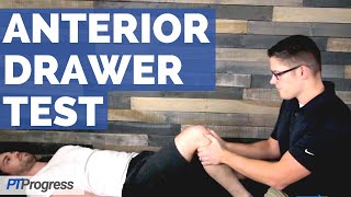 Anterior Drawer Test Knee ACL Tears [upl. by Leahcimaj]