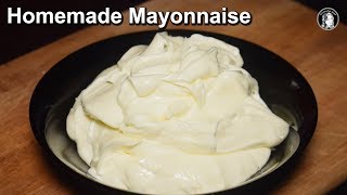 Homemade Mayonnaise Recipe  A Perfect Mayonnaise Recipe  Kitchen With Amna [upl. by Aillimat]