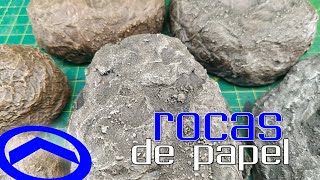 Como hacer Rocas con Papel [upl. by Eceinwahs622]