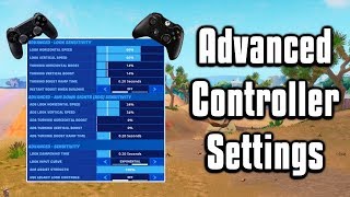 Advanced Controller Sensitivity amp Aim Assist Guide  Fortnite Battle Royale [upl. by Diskson518]