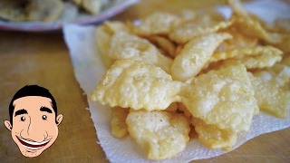 NONNA’S CHIACCHIERE RECIPE  How to Make Italian Fried Cookies  CROSTOLI [upl. by Senalda712]