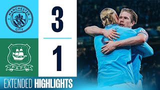 Extended Highlights  Man City 31 Plymouth  OReilly brace amp De Bruyne goal into FA Cup Quarters [upl. by Lorine850]