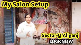 My Parlour Setup Tour  GLOW amp GLAM by Alka Verma [upl. by Lodi174]