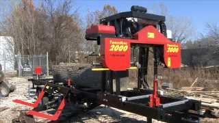 Portable Sawmill TimberKing 2000 In Action [upl. by Coniah280]