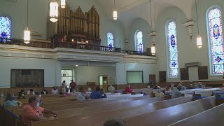 St Marys Catholic Church says goodbye to historic organ with final concert [upl. by Aekin973]