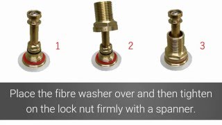 How to Install Quarter Turn Taps [upl. by Nahsyar]