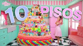 GIGANTESCO PASTEL DE 10 PISOS  ESHPESHIAL 10 MILLONES  MIS PASTELITOS [upl. by Vanni347]