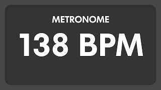 138 BPM  Metronome [upl. by Lohman454]