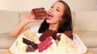 EPIC CAKE MUKBANG [upl. by Eniawd]