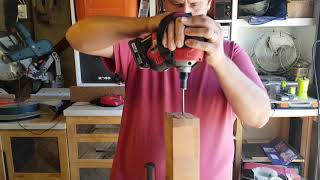 Milwaukee 12v palm nailer sinking 6 inch nails [upl. by Mariquilla]