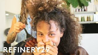 I Dyed My Curly Hair Copper For The First Time  Hair Me Out  Refinery29 [upl. by Venus]