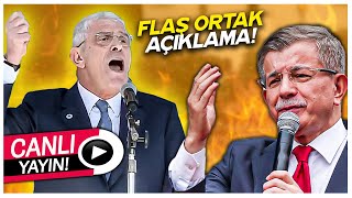 Müsavat Dervişoğlu ve Ahmet Davutoğlundan Flaş Ortak Basın Açıklaması [upl. by Eednac]