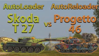 WOT Blitz Face Off  Škoda T 27 vs Progetto 46 [upl. by Sigismond]