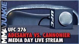 UFC 276 Adesanya vs Cannonier Media Day Live Stream  10 am PT  1 pm ET [upl. by Anaylil]