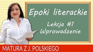 58 Matura 2016 Zaczynamy omawiać epoki literackie Sinusoida [upl. by Aihsenat]