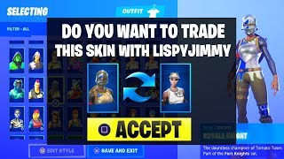 HOW TO TRADE SKINS IN FORTNITE FORTNITE TRADING SYSTEM [upl. by Nnayt697]