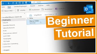 Outlook Tutorial für Einsteiger deutsch [upl. by Odrick]